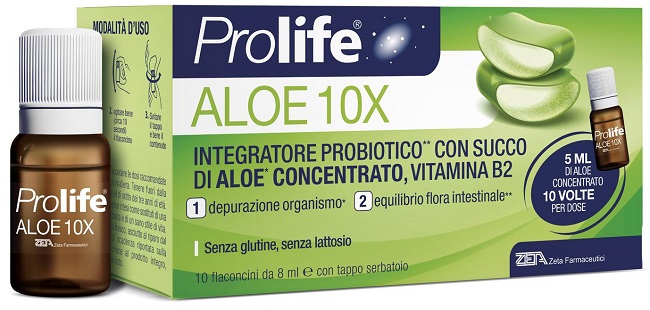 PROLIFE ALOE 10 FLACONI X 8 ML - Farmastop