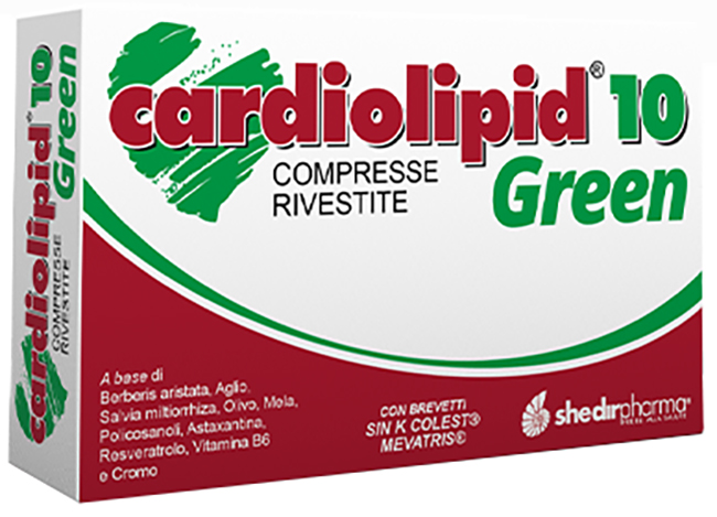 CARDIOLIPID 10 GREEN 30 COMPRESSE RIVESTITE - Farmastop