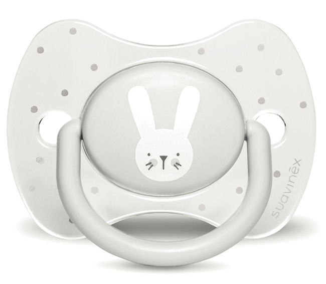 SUAVINEX HYGGE SUCCHIETTO ANATOMICO S 0/6 MESI CONIGLIO POIS GHIACCIO CRYSTAL - Farmastop