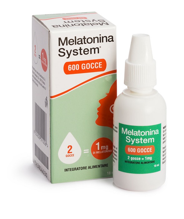 MELATONINA SYSTEM 600 GOCCE 18 ML - Farmastop
