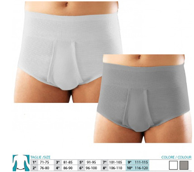 ORIONE 309 SLIP UOMO CONTENITIVO APERTO GRIGIO 3 - Farmastop