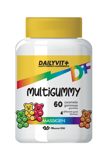 MASSIGEN MULTIGUMMY 60 CARAMELLE GOMMOSE - Farmastop