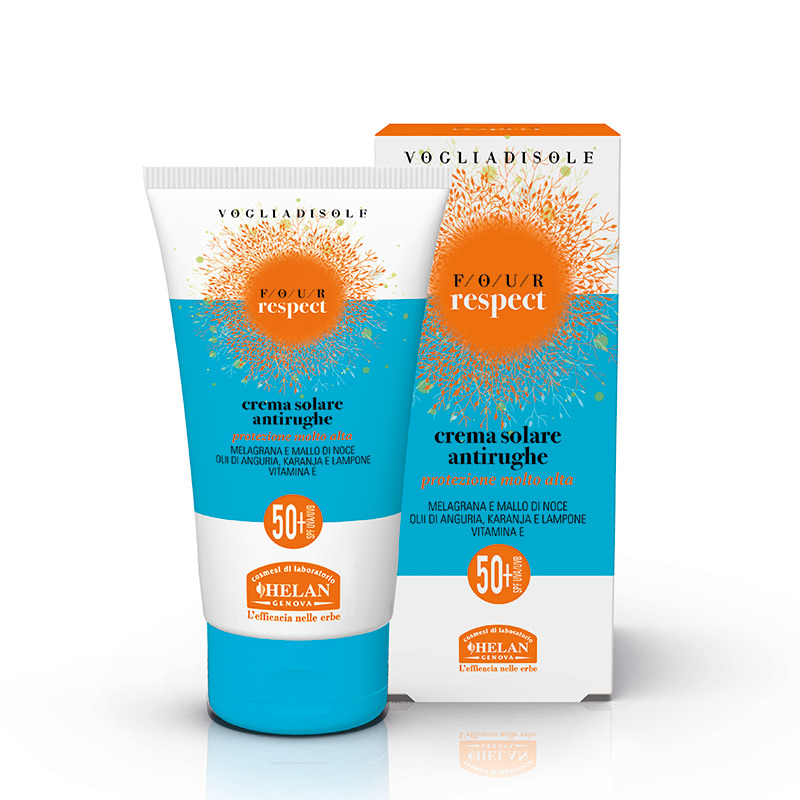 VOGLIADISOLE FOUR RESPECT CREMA SOLARE ANTIRUGHE SPF50+ 50 ML - Farmastop