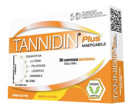 TANNIDIN PLUS 30 COMPRESSE MASTICABILI - Farmastop
