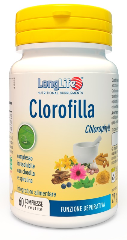 LONGLIFE CLOROFILLA 60 COMPRESSE - Farmastop