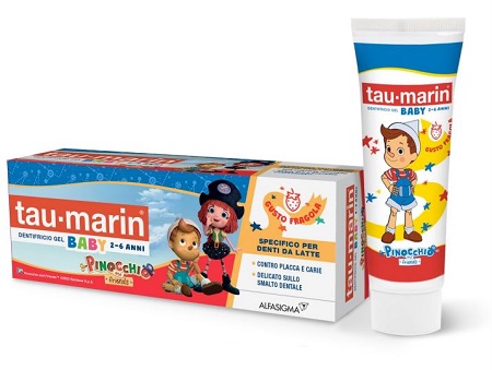 TAU MARIN DENTIFRICIO BABY SMILE FRAGOLA SPECIAL EDITION 44 GATTI 50 ML - Farmastop