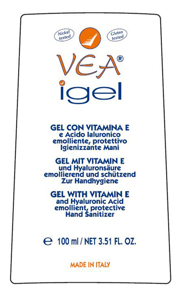 VEA IGEL GEL MANI IGIENIZZANTE VITAMINA E ACIDO IALURONICO 100 ML - Farmastop