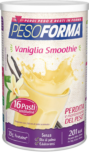 PESOFORMA VANIGLIA SMOOTHIE 436 G - Farmastop