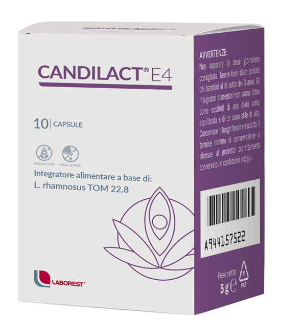 CANDILACT E4 10 CAPSULE - Farmastop