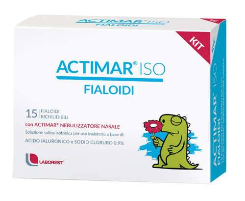 ACTIMAR ISO FIALOIDI KIT 15 FIALOIDI DA 5ML CON NEBULIZZATORE NASALE - Farmastop