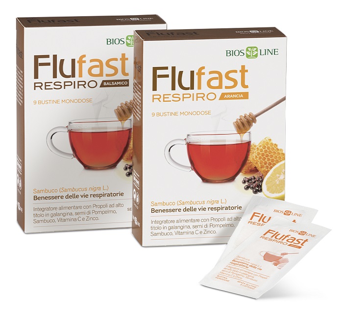 APIX PROPOLI FLUFAST RESPIRO ARANCIA 9 BUSTE - Farmastop