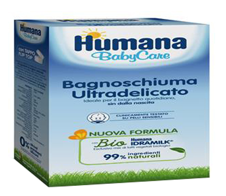 HUMANA BABY CARE BAGNOSCHIUMA 200 ML - Farmastop