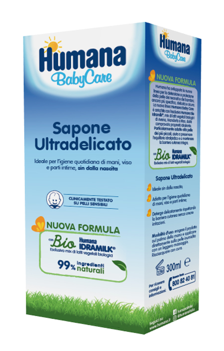 HUMANA BABY CARE SAPONE LIQUIDO 300 ML - Farmastop