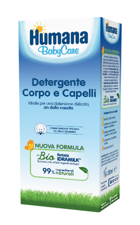 HUMANA BABY CARE DETERGENTE CORPO&CAPELLI 300 ML - Farmastop