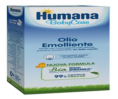 HUMANA BABY CARE OLIO EMOLLIENTE 250 ML - Farmastop