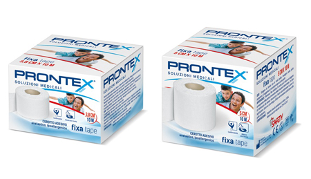 BENDA IN COTONE PRONTEX FIXA TAPE M 10 X 3,8 CM BIANCO - Farmastop