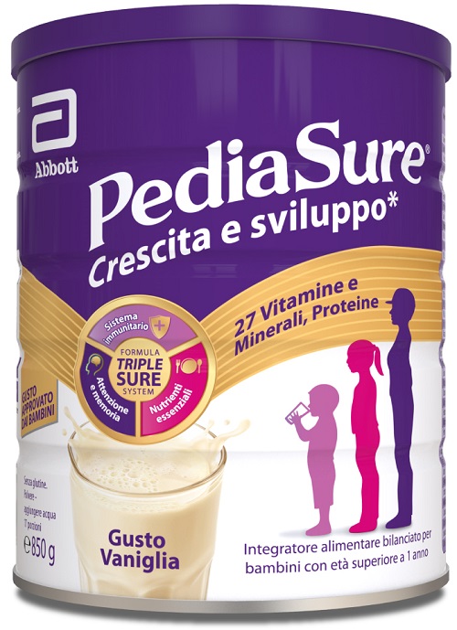 PEDIASURE CRESCITA&SVILUPPO RINFORZA VANIGLIA 850 G - Farmastop