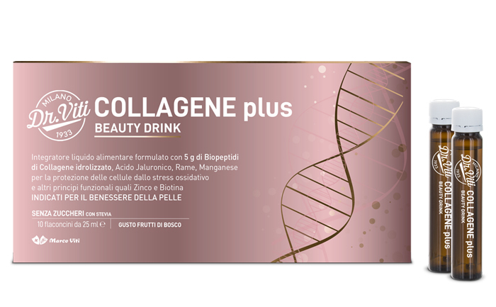 DR VITI COLLAGENE BEAUTY DRINK PLUS 250 ML - Farmastop