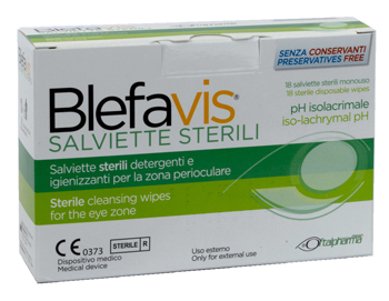 BLEFAVIS SALVIETTE STERILI 18 PEZZI - Farmastop