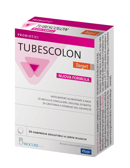 TUBESCOLON TARGET 30 COMPRESSE NUOVA FORMULA - Farmastop