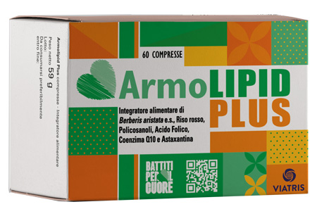 ARMOLIPID PLUS 60 COMPRESSE EDIZIONE LIMITATA BATTITI PER IL CUORE 2023 - Farmastop