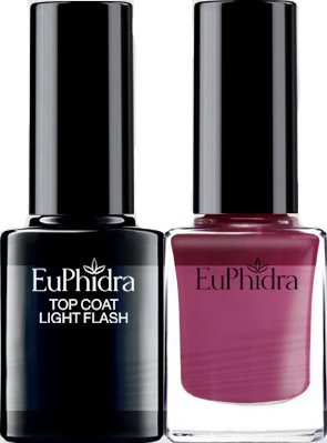 EUPHIDRA SMALTO SEMIPERM+TOP COAT LIGHT PROTETTIVO SP02 10 ML - Farmastop