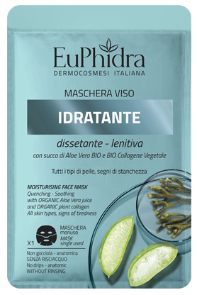 EUPHIDRA MASCHERA VISO IDRATANTE 1 PEZZO - Farmastop