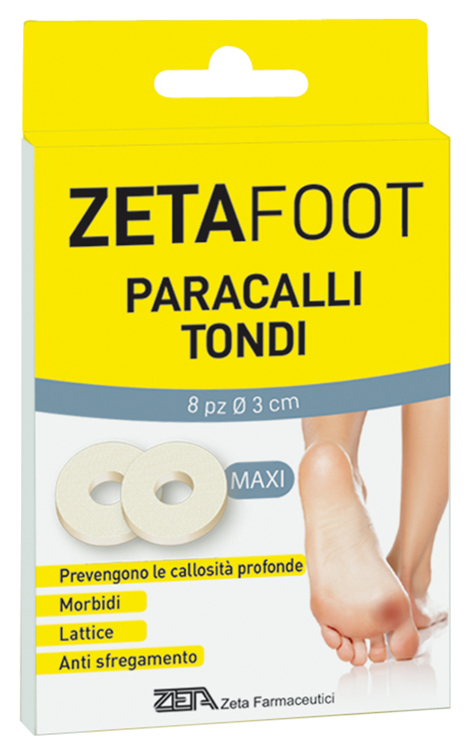 ZETAFOOT PARACALLO GRANDE TONDO LATTICE 8 PEZZI - Farmastop