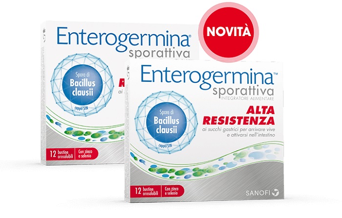 ENTEROGERMINA SPORATTIVA 12+12 BUSTINE ORODISPERSIBILI - Farmastop