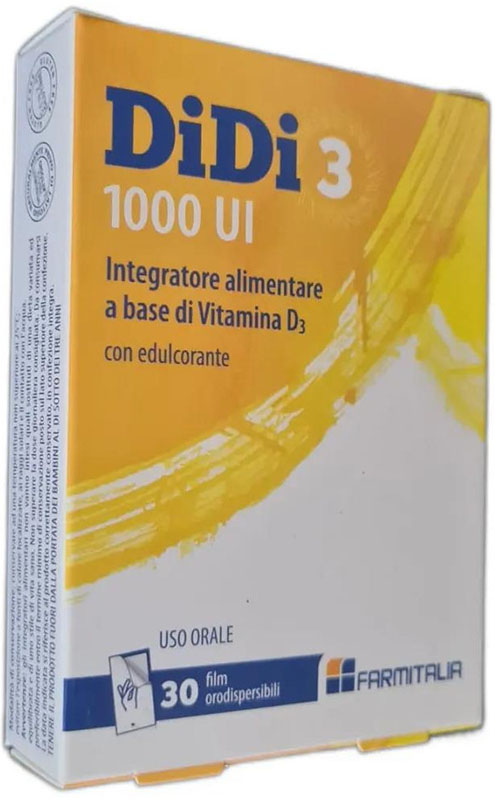 DIDI3 1000 UI 30 FILM ORODISPERSIBILI - Farmastop