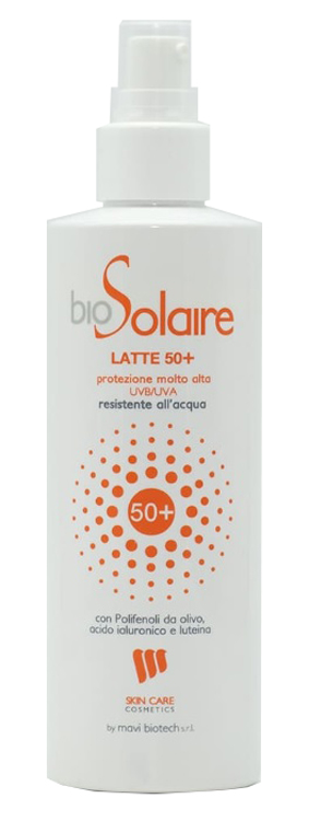 BIOSOLAIRE LATTE 50+ PROTEZIONE MOLTO ALTA 200 ML - Farmastop