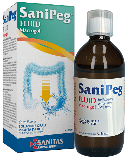 SANIPEG FLUID MACROGOL 480 ML - Farmastop
