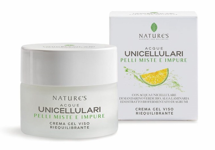 NATURE'S ACQUE UNICELLULARI CREMA GEL VISO RIEQUILIBRANTE 50 ML - Farmastop
