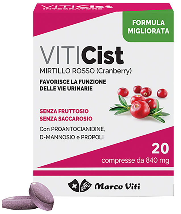 VITICIST MIRTILLO 20 COMPRESSE RIVESTITE - Farmastop
