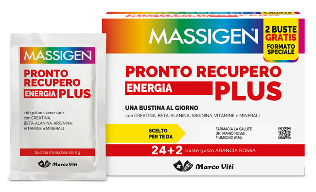 MASSIGEN PRONTO RECUPERO ENERGIA PLUS 24 BUSTINE + 2 BUSTINE - Farmastop
