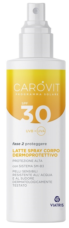 CAROVIT PROGRAMMA SOLARE LATTE CORPO SPF30 200 ML - Farmastop