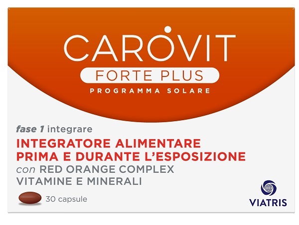 CAROVIT FORTE PLUS PROGRAMMA SOLARE 30 CAPSULE BL - Farmastop
