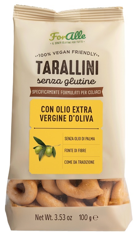 FORALLE TARALLINI CON OLIO EXTRA VERGINE D'OLIVA 100 G - Farmastop