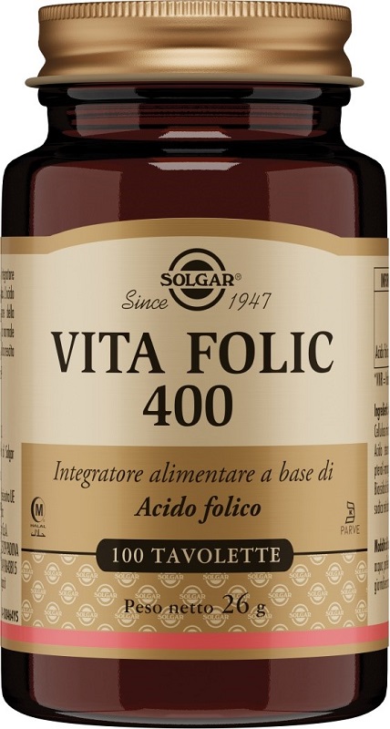 VITA FOLIC 400 100 TAVOLETTE - Farmastop