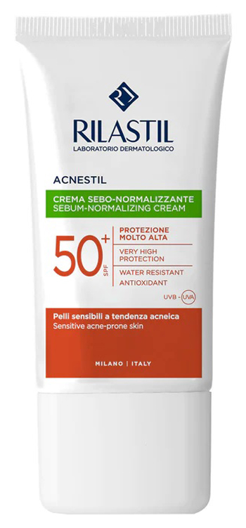 RILASTIL SUN SYSTEM ACNESTIL CREMA SPF50+ 40 ML - Farmastop