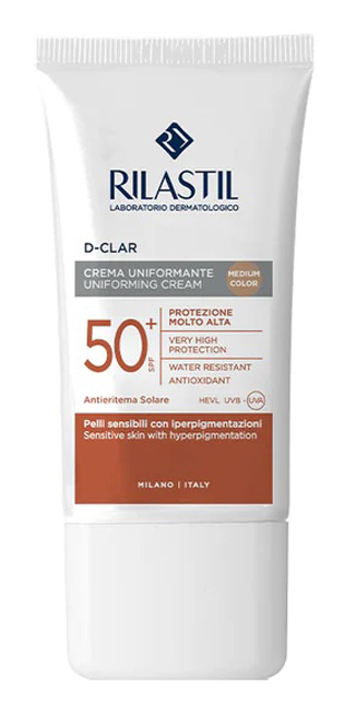 RILASTIL SUN SYSTEM D-CLAR MEDIUM SPF50+ 40 ML - Farmastop