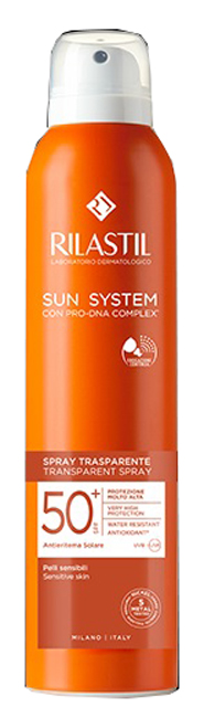 RILASTIL SUN SYSTEM TRASPARENT SPRAY SPF50+ 200 ML - Farmastop