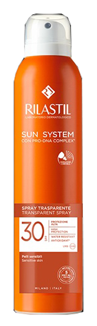 RILASTIL SUN SYSTEM TRANSPARENT SPRAY SPF30 200 ML - Farmastop