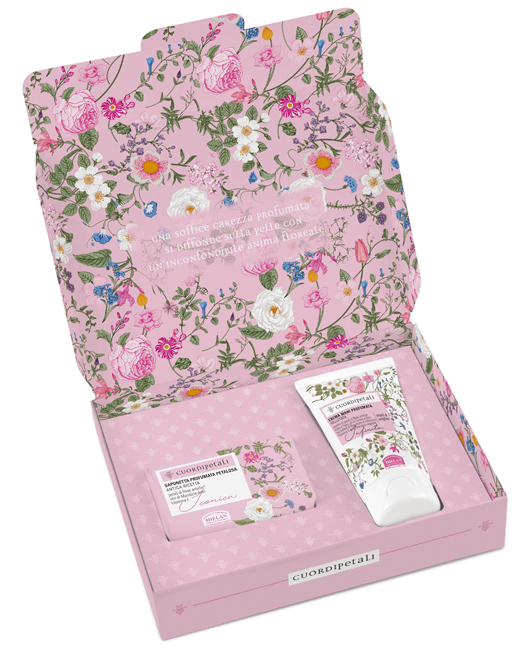 CUOR DI PETALI SET CREMA MANI 50 ML + SAPONETTA 100 G - Farmastop