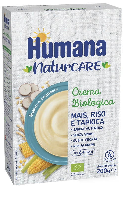 HUMANA CREMA MAIS RISO TAPIOCA BIO 200 G - Farmastop