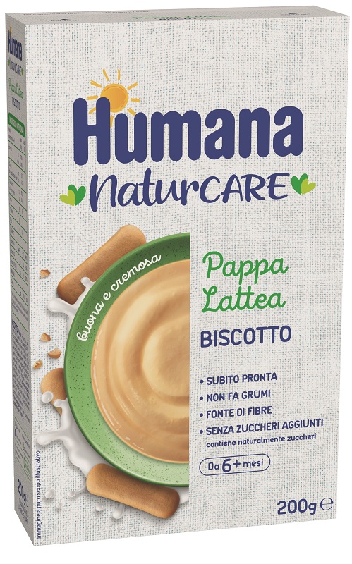 HUMANA PAPPA LATTEA BISCOTTO 200 G - Farmastop