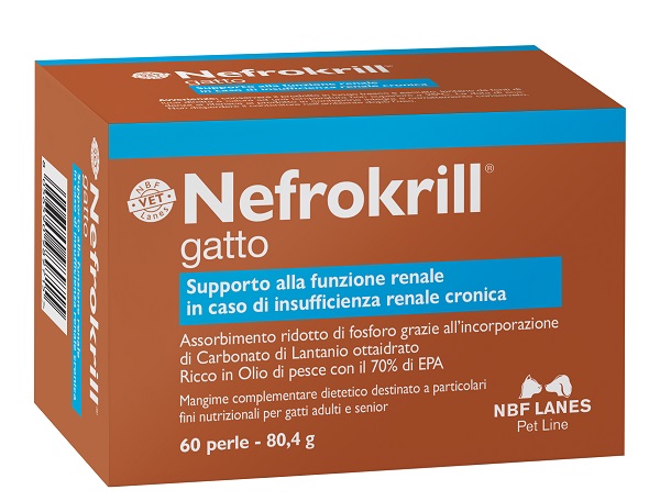 NEFROKRILL GATTO 60 PERLE - Farmastop