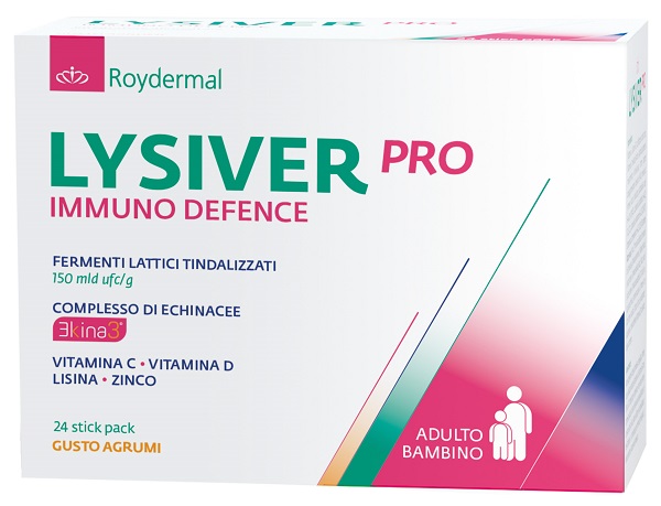 LYSIVER PRO IMMUNO DEFENCE 24 STICK PACK DA 3 G - Farmastop