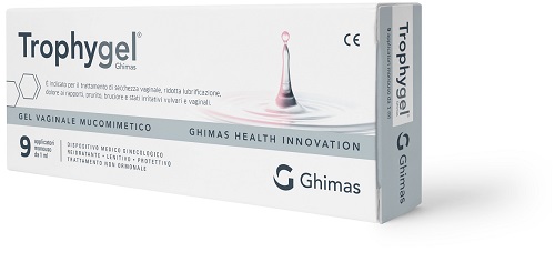 GEL VAGINALE MUCOMIMETICO TROPHYGEL GHIMAS 9 APPLICATORI MONOUSO DA 1 ML - Farmastop