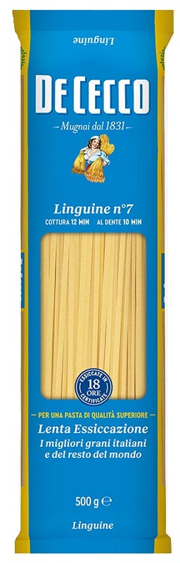 DE CECCO LINGUINE N7 NUOVA RICETTA 400 G - Farmastop